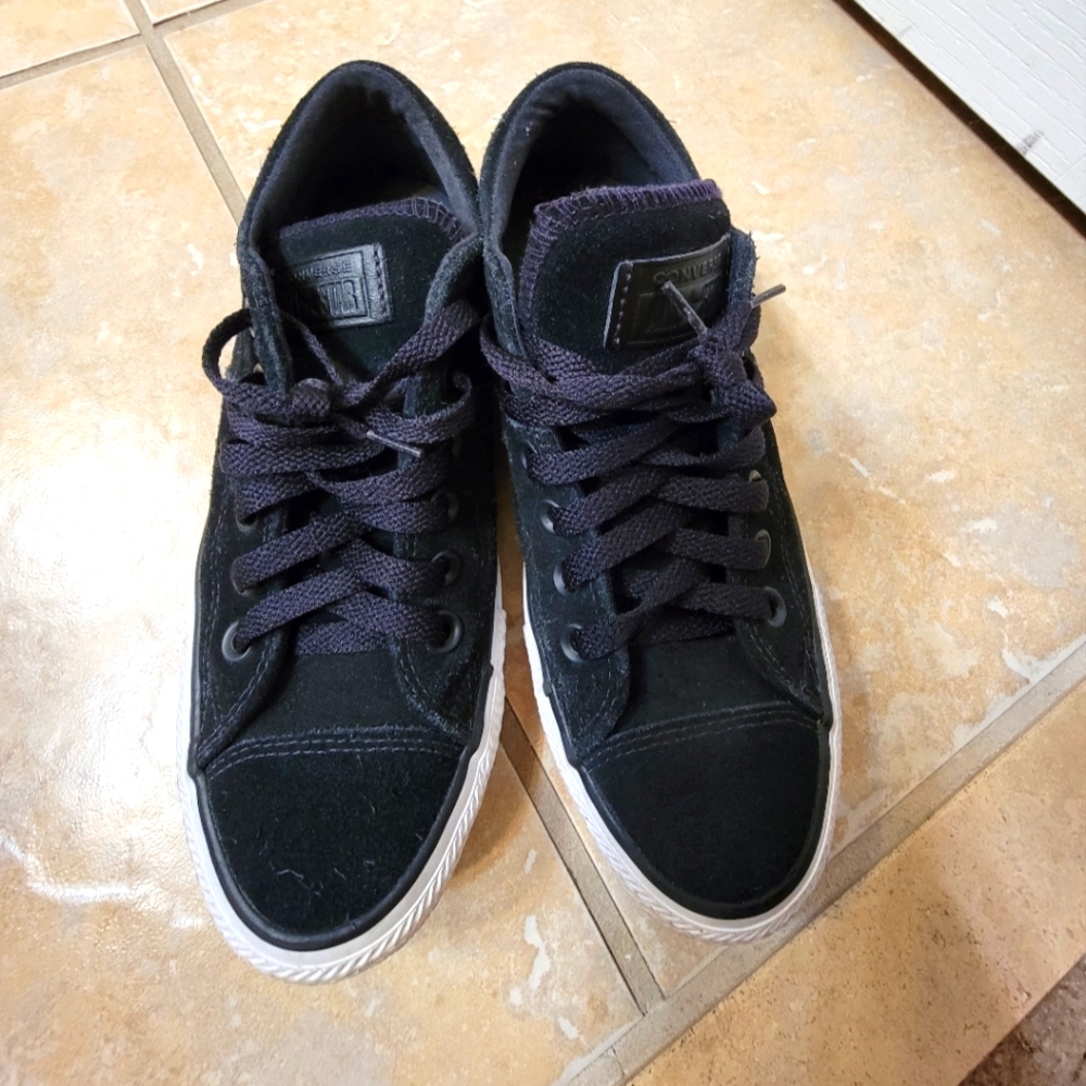 Converse black shoes